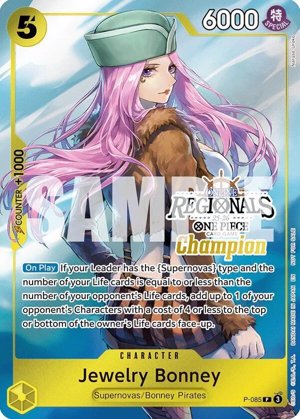 Jewelry Bonney, One Piece Promotion Cards P-085