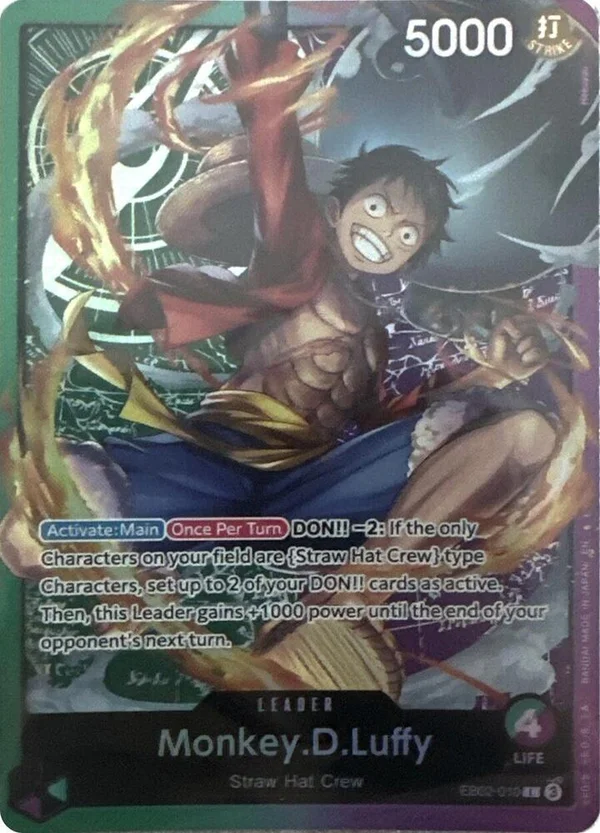 Monkey.D.Luffy, One Piece Promotion Cards EB02-010