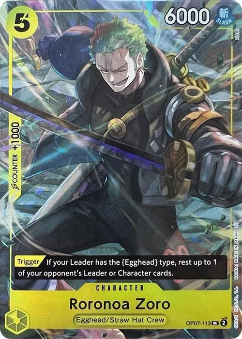 Roronoa Zoro, One Piece Promotion Cards OP07-113