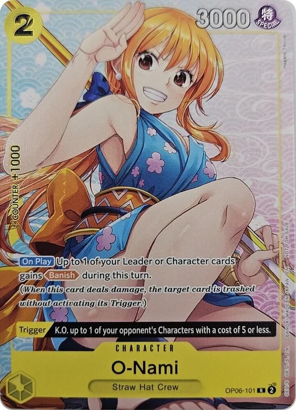 O-Nami, One Piece Promotion Cards OP06-101