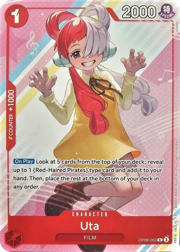 Uta, One Piece Promotion Cards OP09-002