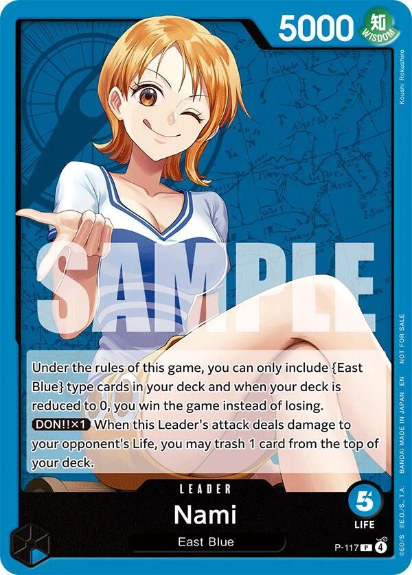 Nami, One Piece Promotion Cards P-117