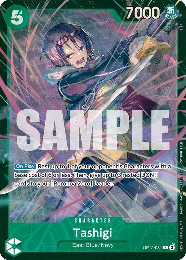 Tashigi, One Piece Promotion Cards OP12-031
