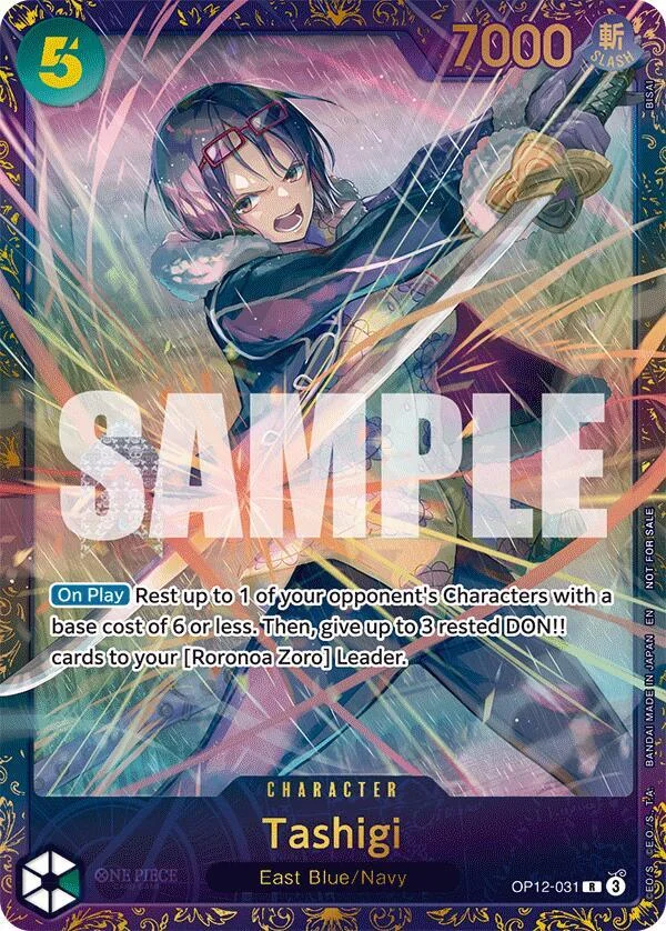 Tashigi, One Piece Promotion Cards OP12-031