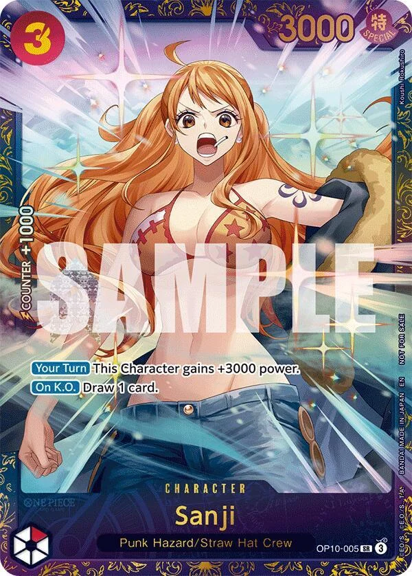 Sanji, One Piece Promotion Cards OP10-005