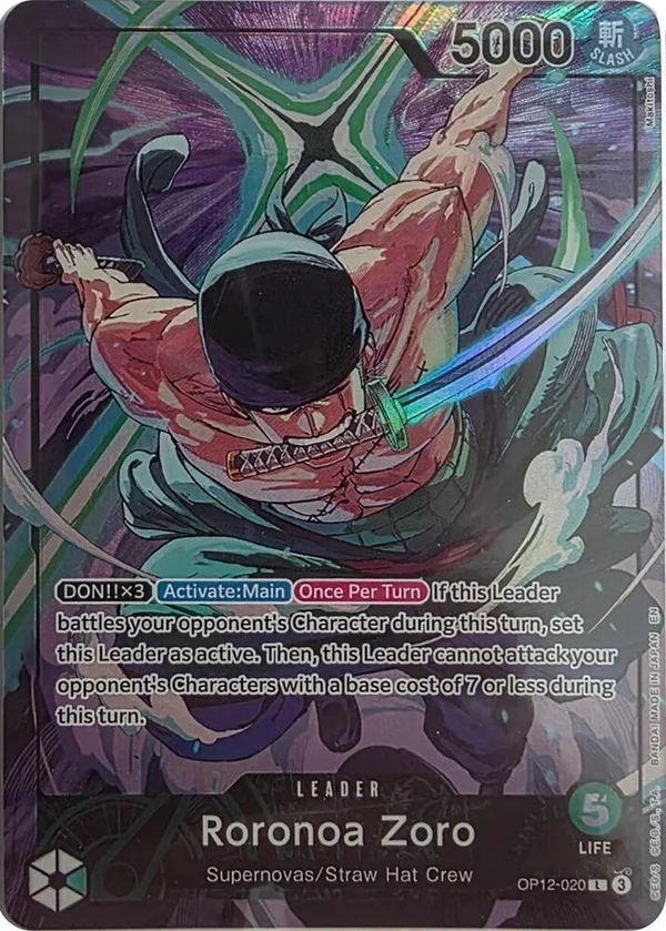 Roronoa Zoro, One Piece Promotion Cards OP12-020