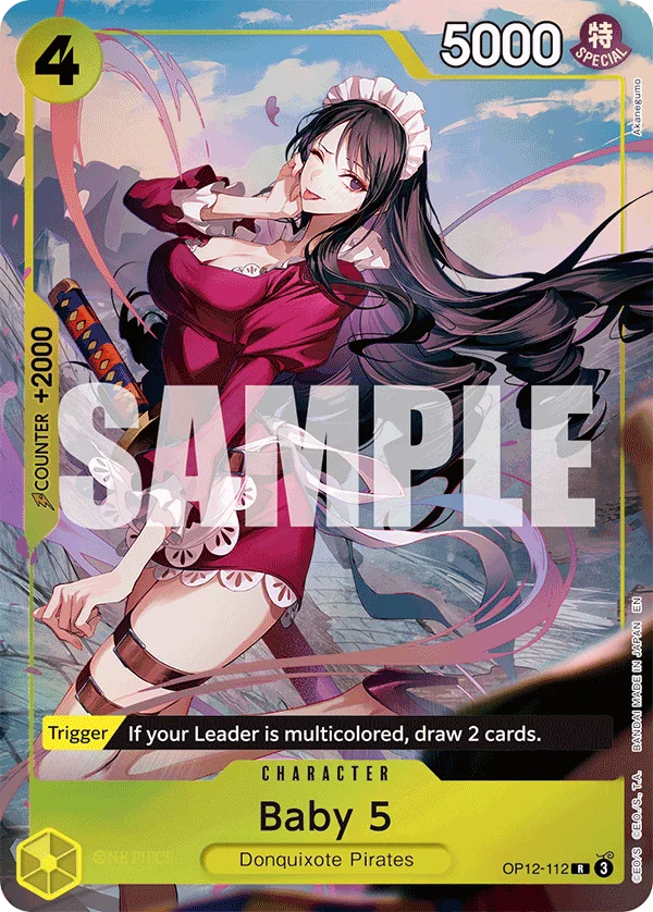 Baby 5, One Piece Promotion Cards OP12-112