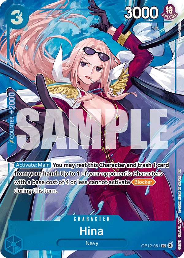 Hina, One Piece Promotion Cards OP12-051