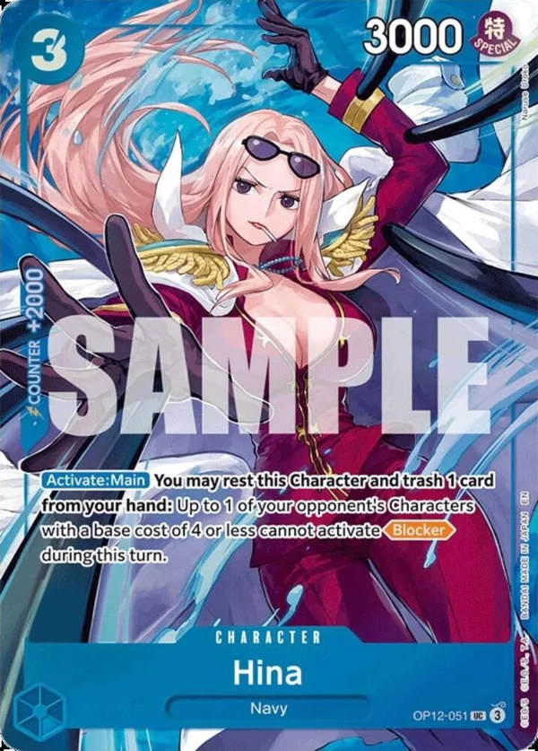 Hina, One Piece Promotion Cards OP12-051