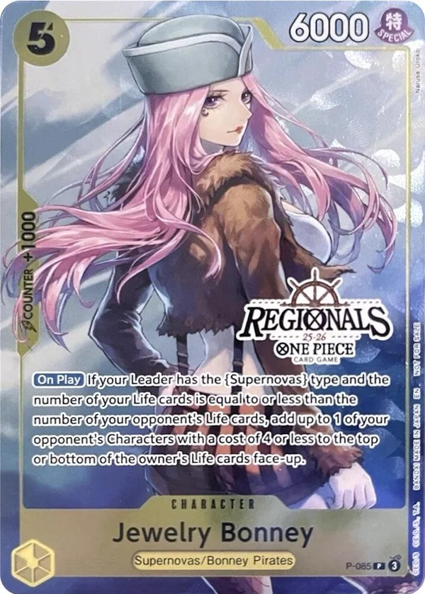 Jewelry Bonney, One Piece Promotion Cards P-085