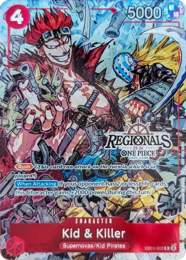 Kid & Killer, One Piece Promotion Cards EB01-003