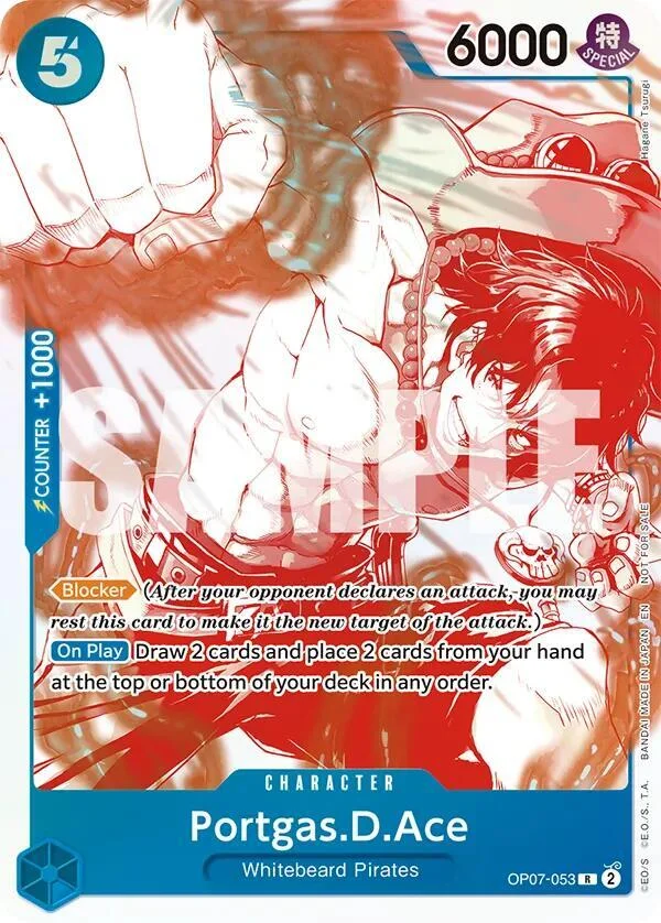 Portgas.D.Ace, One Piece Promotion Cards OP07-053