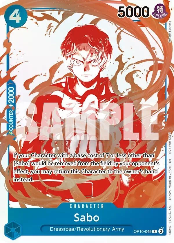 Sabo, One Piece Promotion Cards OP10-049