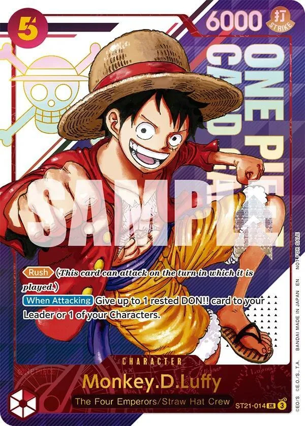 Monkey.D.Luffy, One Piece Promotion Cards ST21-014