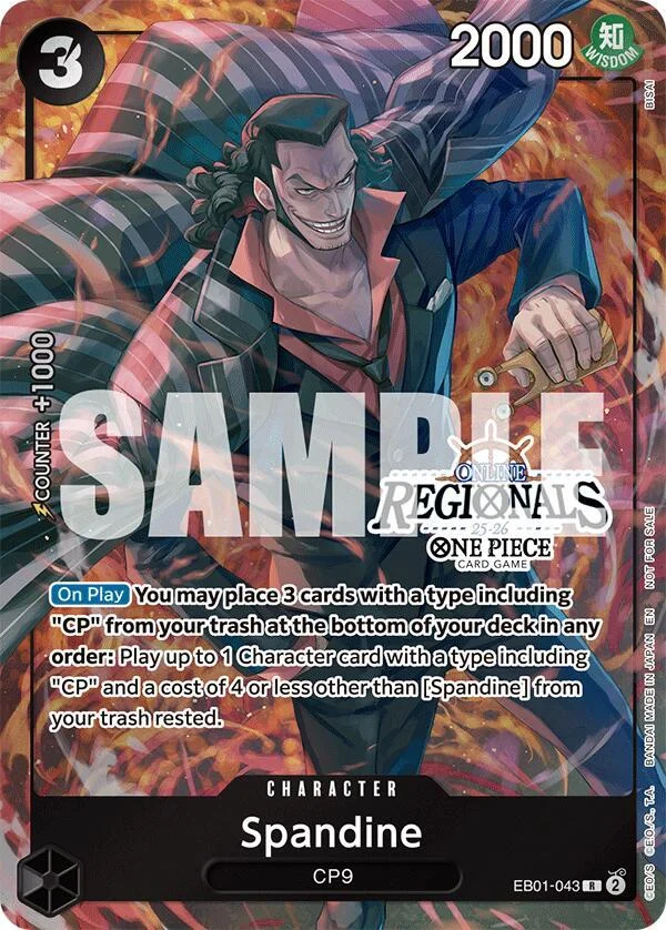 Spandine, One Piece Promotion Cards EB01-043