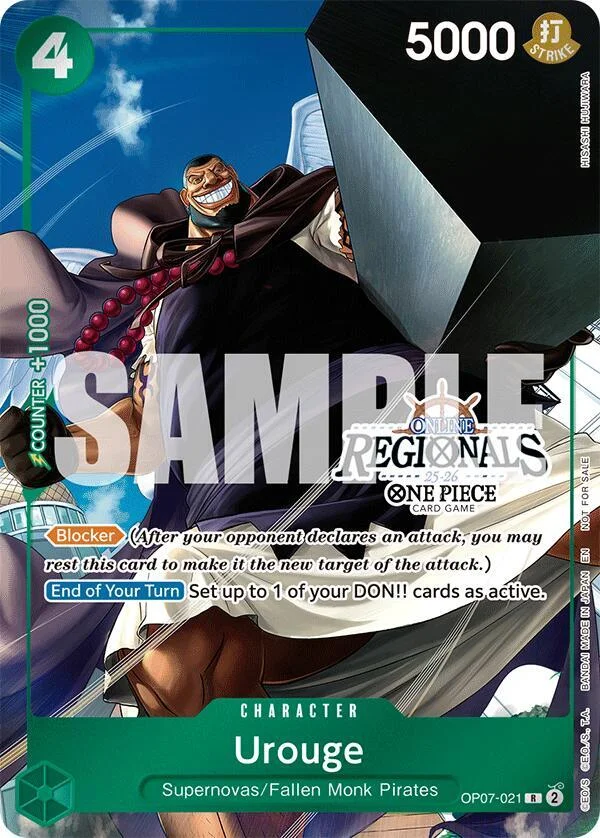 Urouge, One Piece Promotion Cards OP07-021