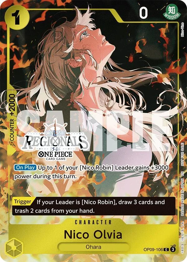 Nico Olvia, One Piece Promotion Cards OP09-106