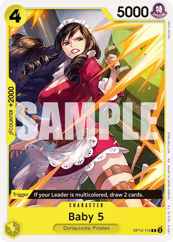 Baby 5, One Piece Promotion Cards OP12-112