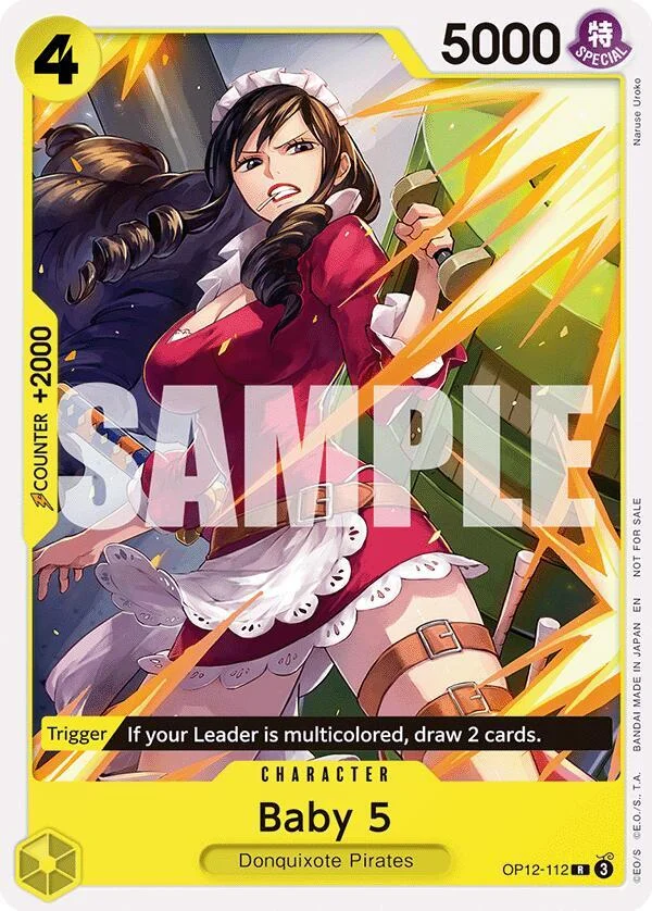 Baby 5, One Piece Promotion Cards OP12-112