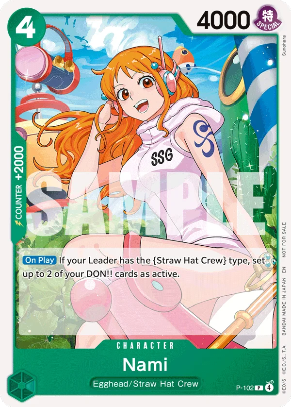 Nami, One Piece Promotion Cards P-102