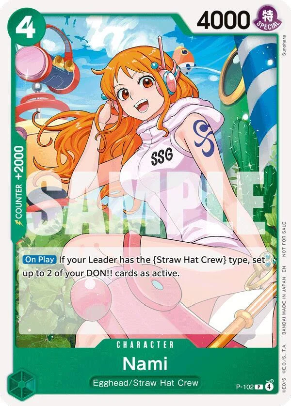 Nami, One Piece Promotion Cards P-102