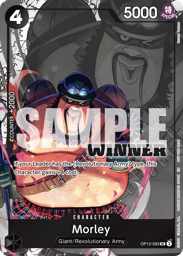 Morley, One Piece Promotion Cards OP12-093