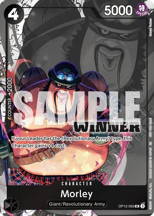 Morley, One Piece Promotion Cards OP12-093