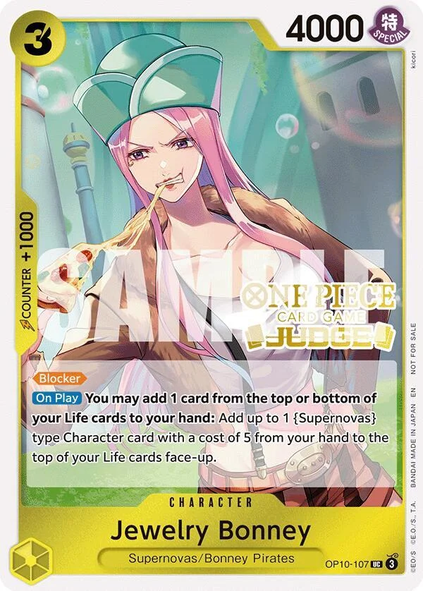 Jewelry Bonney, One Piece Promotion Cards OP10-107