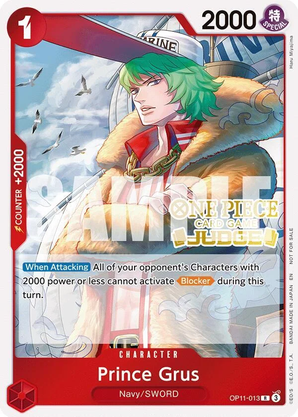 Prince Grus, One Piece Promotion Cards OP11-013