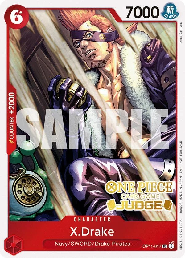 X.Drake, One Piece Promotion Cards OP11-017