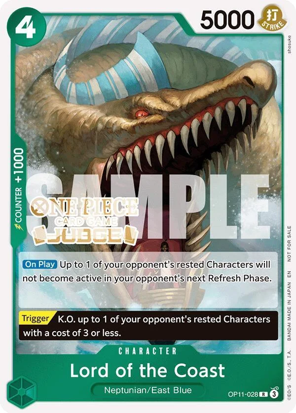 Lord of the Coast, One Piece Promotion Cards OP11-028