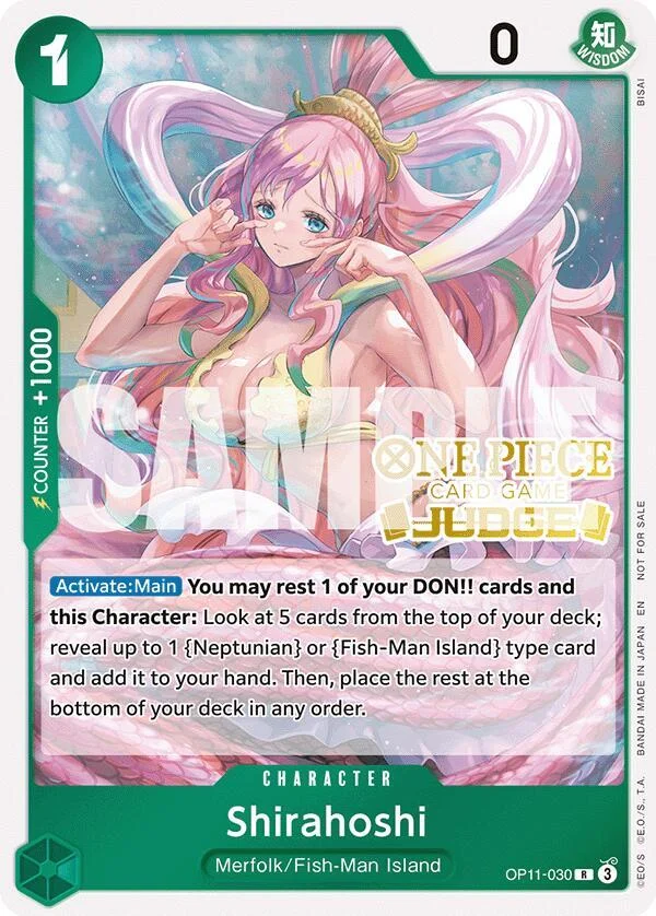 Shirahoshi, One Piece Promotion Cards OP11-030