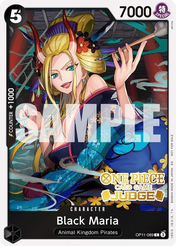 Black Maria, One Piece Promotion Cards OP11-089