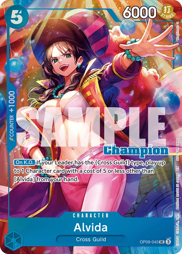 Alvida, One Piece Promotion Cards OP09-043