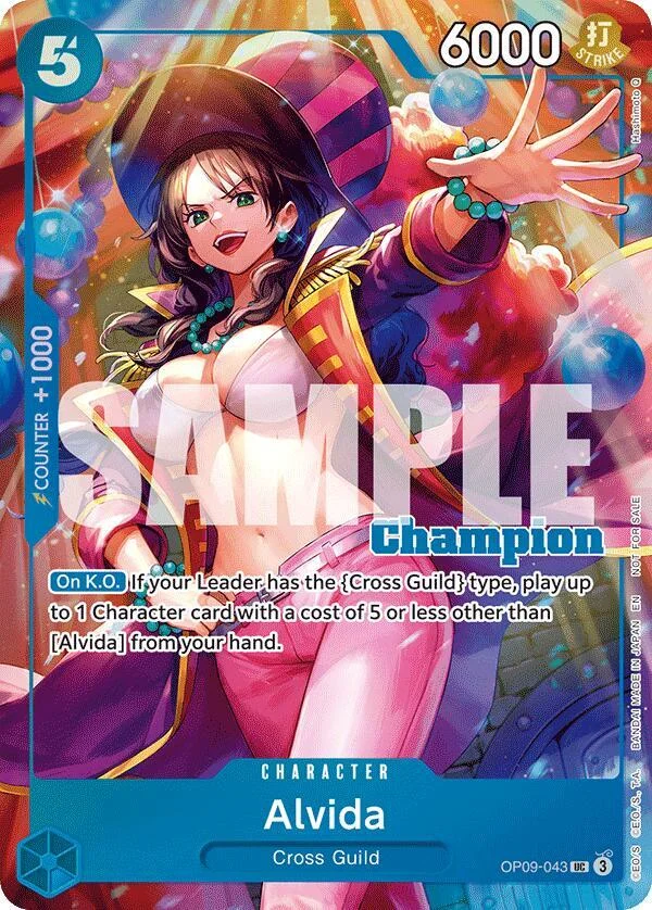 Alvida, One Piece Promotion Cards OP09-043