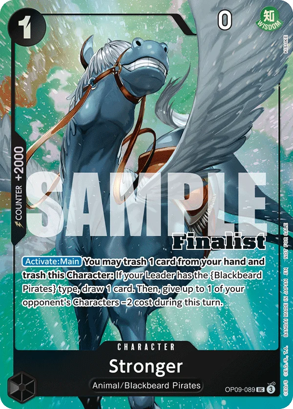 Stronger, One Piece Promotion Cards OP09-089