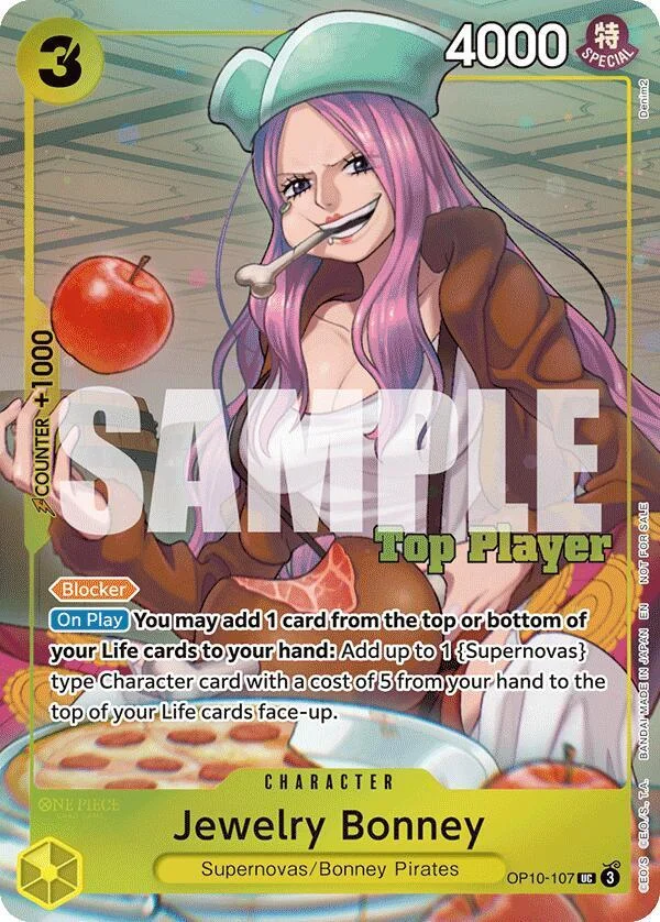 Jewelry Bonney, One Piece Promotion Cards OP10-107