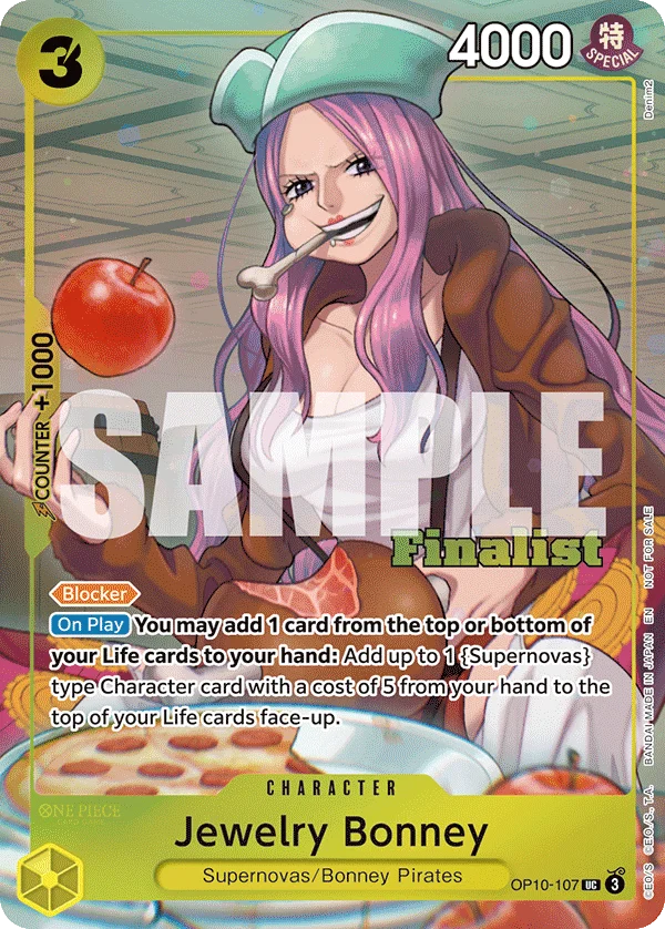 Jewelry Bonney, One Piece Promotion Cards OP10-107
