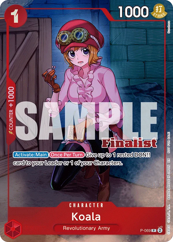 Koala, One Piece Promotion Cards P-069