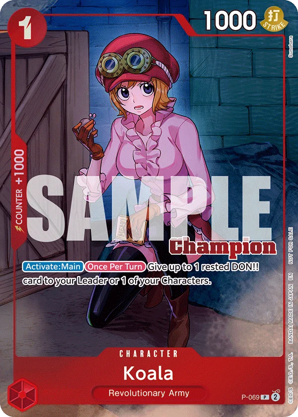 Koala, One Piece Promotion Cards P-069
