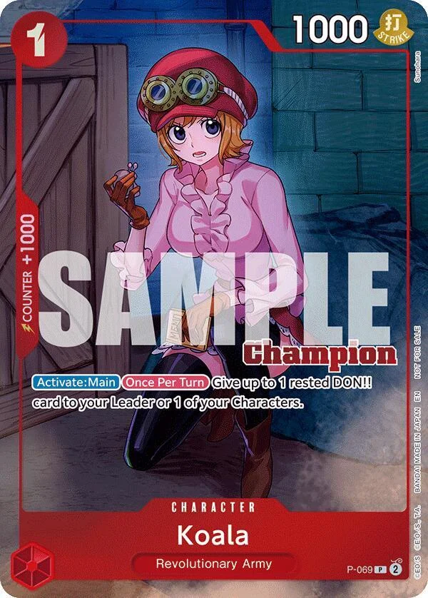 Koala, One Piece Promotion Cards P-069