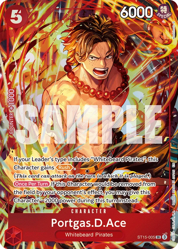 Portgas.D.Ace, One Piece Promotion Cards ST15-005