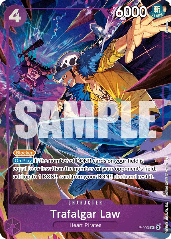 Trafalgar Law, One Piece Promotion Cards P-093