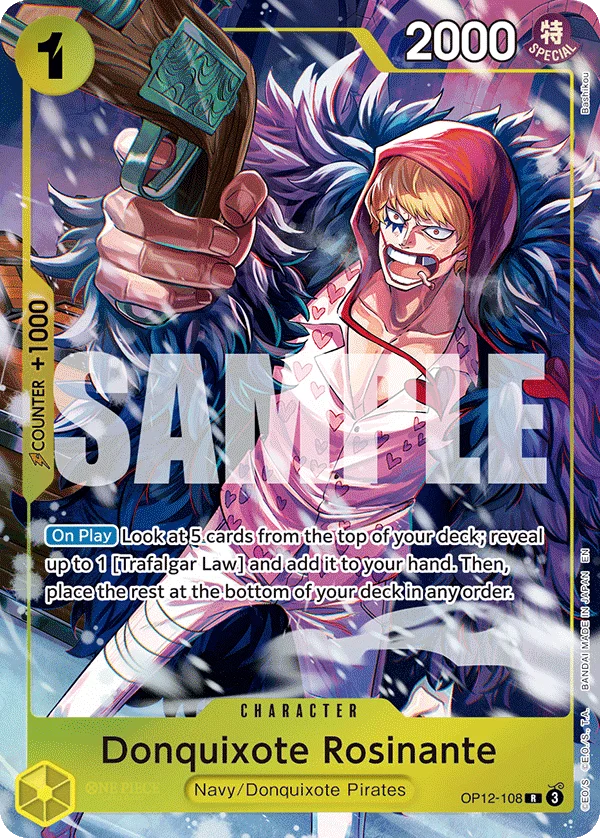 Donquixote Rosinante, One Piece Promotion Cards OP12-108