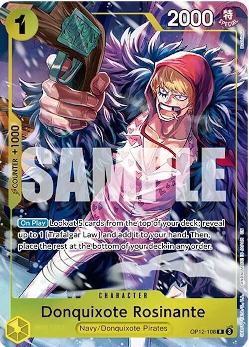 Donquixote Rosinante, One Piece Promotion Cards OP12-108