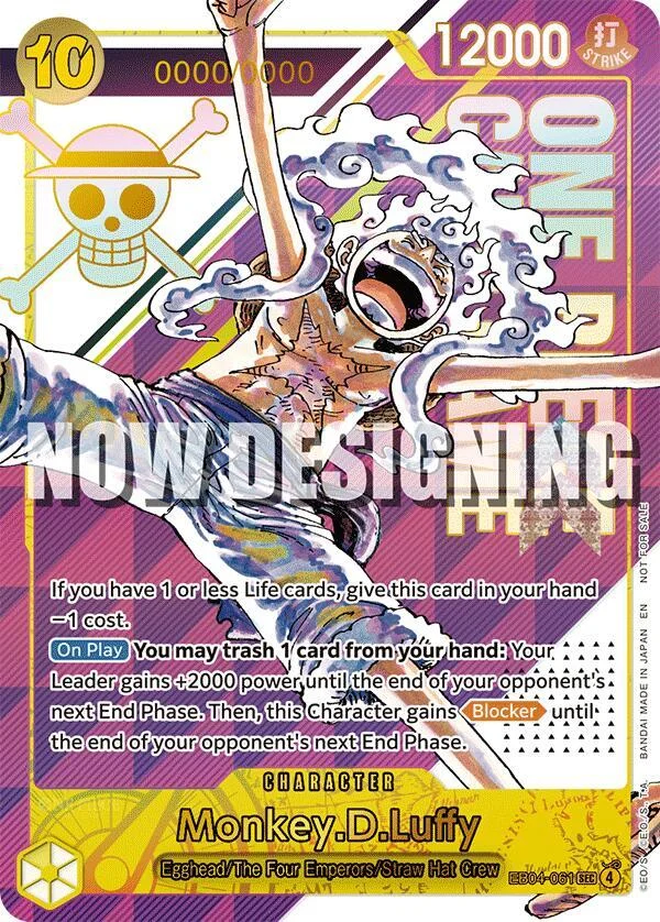 Monkey.D.Luffy, One Piece Promotion Cards EB04-061