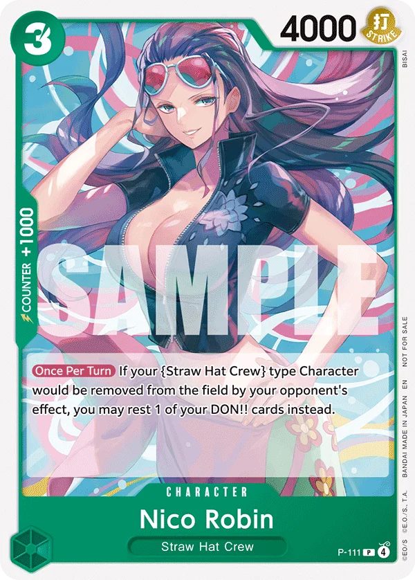 Nico Robin, One Piece Promotion Cards P-111