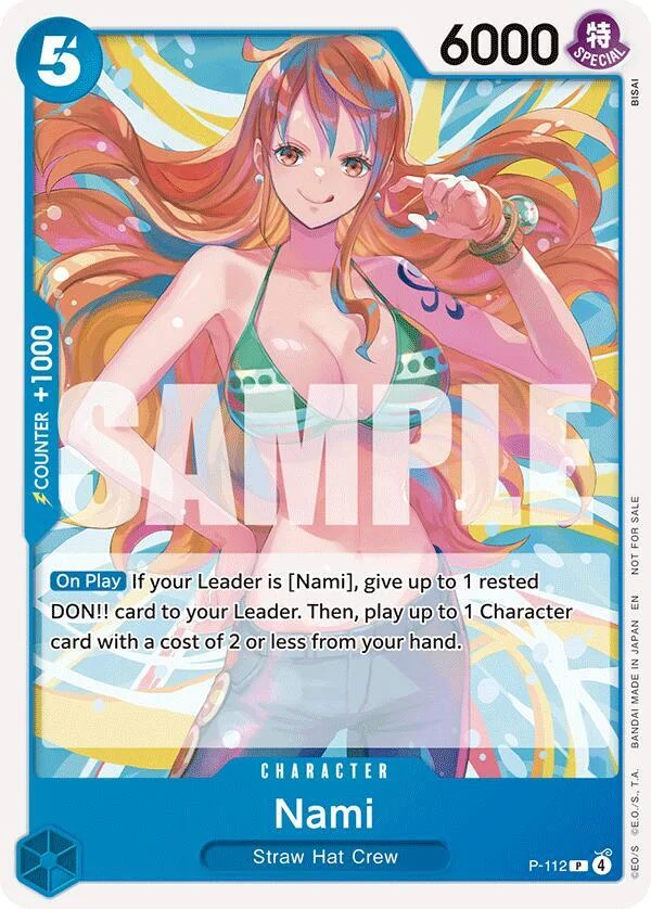 Nami, One Piece Promotion Cards P-112