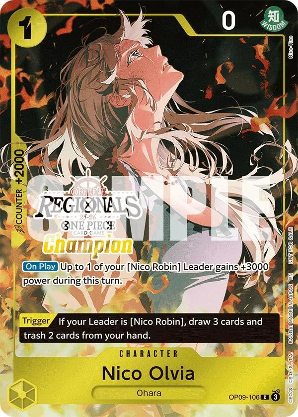 Nico Olvia, One Piece Promotion Cards OP09-106