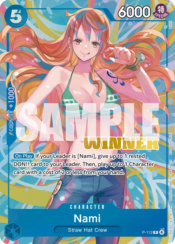 Nami, One Piece Promotion Cards P-112